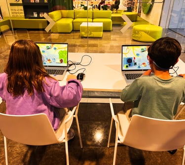 dos_niños_en_clase_emoziona2_biblioteca_haciendo_actividades_inclusivas