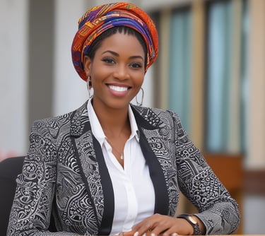 woman smiling wearing denim jacket