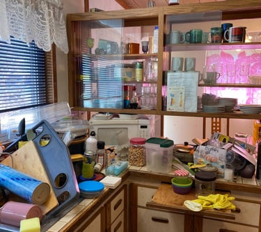 before kitchen organization