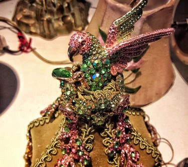 decorative  bird finial