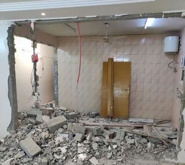عامل تكسير جدار قص ابواب وشبابيك تكسير بلاط صبه