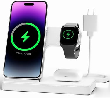 Wireless Charger 3 in 1 - Stand Charging Station