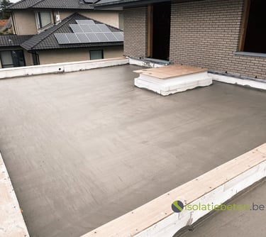 Hellingsbeton, schuimbeton nieuwbouw