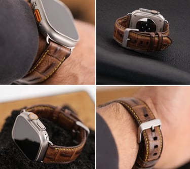 Personalized Leather Gift Apple Watch Band