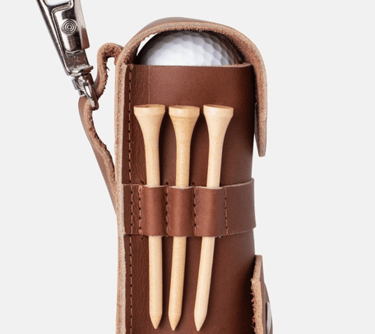 Personalized Leather Golfer's Gift