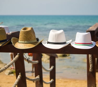 Beach Hats at the Beach