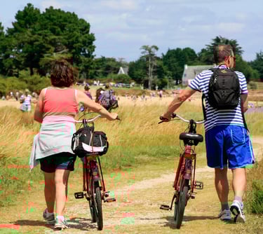 élo électrique face à l’océan à Penvin