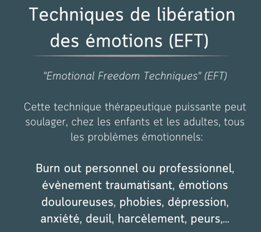 EFT techniques de libération des émotions