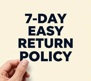 Rgl Textile Corporation offers 7 days Easy Return Policy
