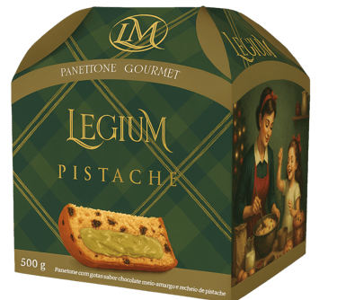 Panettone de pistache