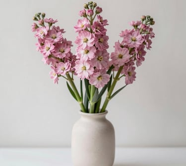 A sleek, modern vase with a smooth matte finish sitting on a wooden shelf against a soft neutral wall.