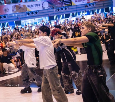 SB19 busking in Taiwan