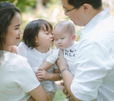 family photography at The Ritz-Carlton Bali Nusa Dua
