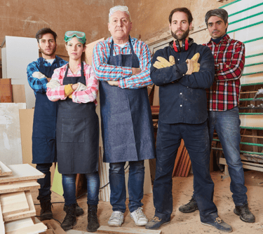 Artisanos locales que travajan con l'Atelier Vert conciergería en Landes y Pais Vasco