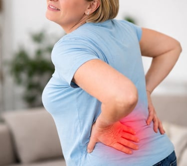 Douleur du bas du dos suite à une fracture vertébrale ostéoporotique