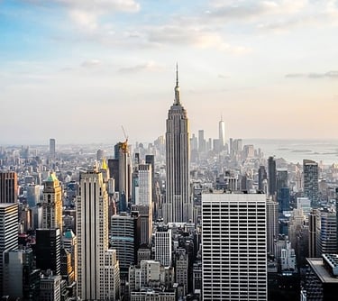 a city skyline view of a city with skyscrapers and skyscrapers