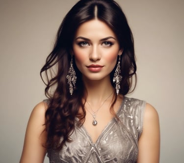 woman in black blazer with brown hair