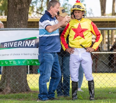 Riverina signage in the mounting yard