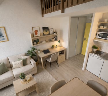remise en état complète d'un appartement étudiant à Caen par JS Services