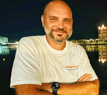 a man with a watch on his wrist