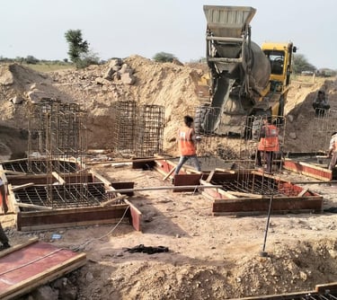 Solar infrastructure project in Jodhpur, Rajasthan.