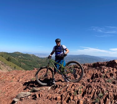 Chris Mountain Biking