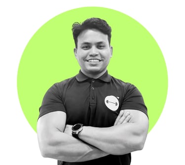 a man with a badge on his chest and arms crossed