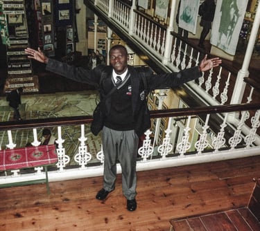 Glody kikonga in his early days of high school