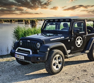 Jeep für die Bienensafari-Tour