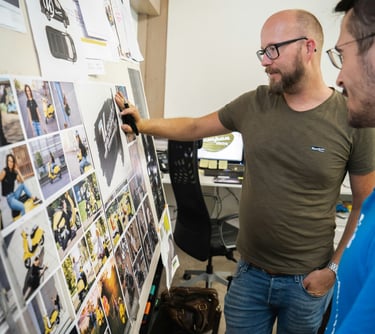 Brainstorming, man at the flipchart.Tourism and Hospitality Consultant with Timea Pocol Consultan