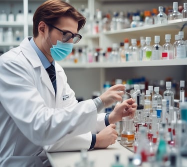 man standing near white wall