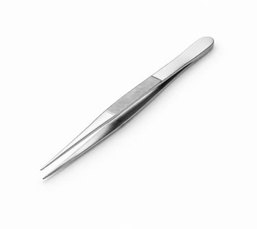 stainless steel Debakey forceps instrument CE certified for atraumatic vascular handling.