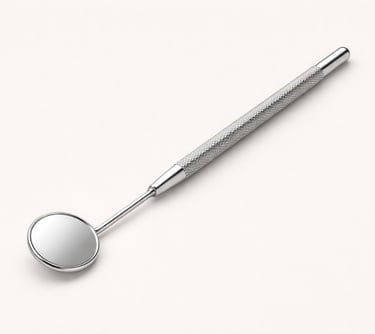 Dental mouth mirror stainless steel examination tool CE certified