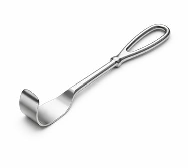 stainless steel Richardson retractor instrument CE certified for deep tissue retraction.
