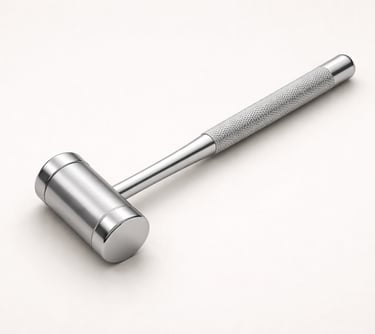 stainless steel surgical mallets instrument CE certified for impact force application.