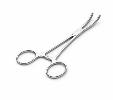 stainless steel vascular clamps instrument CE certified for atraumatic vessel occlusion.