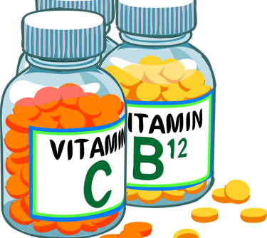 zwei Schraubgläser die Vitamintabletten enthalten