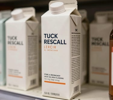 Photography of a straight tuck end carton for a high-end personal care product. The carton is displayed on a clean surface in a North American retail setting, highlighting the sharp print quality and brand-consistent colors.