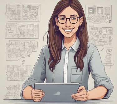 woman in black blazer with brown hair