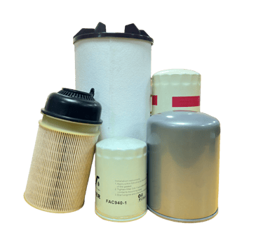 Heavy duty engine oil filters for high-mileage commercial vehicles
