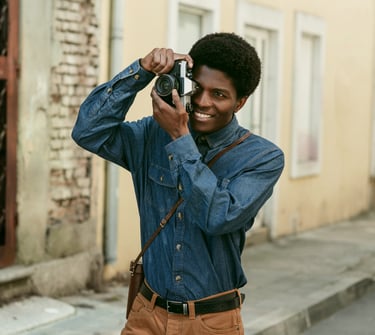 Nouvelle compétence de photographie en développement de Ruben, fondateur de Mers Media.