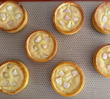 tartelette avec amandine nectarine