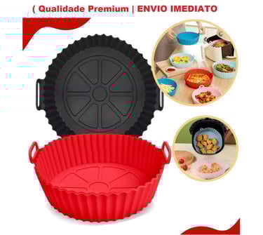 formas redondas para air fryer