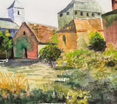 French village to get you in another time. This art evoke the tranquility you will love. 