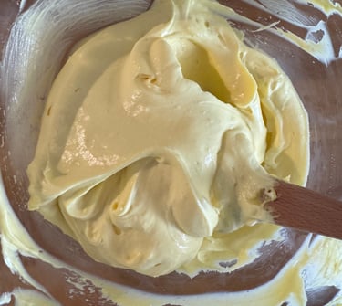 crème diplomate à la rose