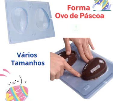 forma de ovo de páscoa
