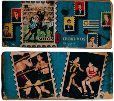1959 Album Sellos Deportivos Sports Cards from Uruguay