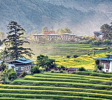 Sopsokha-village-in-Punakha-district-western-Bhutan
