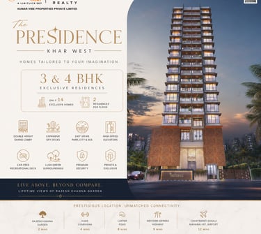 The Presidence Khar West, Kumar Vibe The Presidence, Vibe Realty Khar West