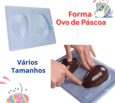 forma de ovo de páscoa